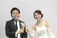 大切な息子と３人で楽しい結婚式になりました♡