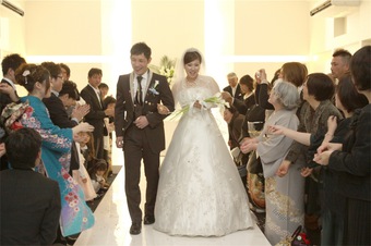 ゲストの皆さんに喜んで頂ける結婚式になりました！