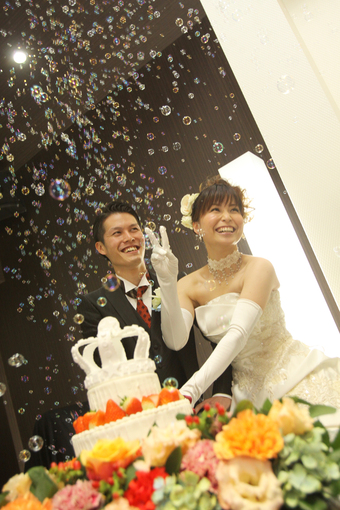 オリジナルの人前式やおもてなしにこだわり心温まる結婚式♥になりました