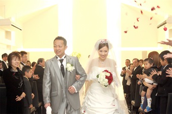 たくさんの方に祝福してもらえた 幸せな結婚式でした♡