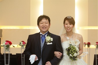 息子のお披露目も兼ねてアットホームでにぎやかな結婚式に♡